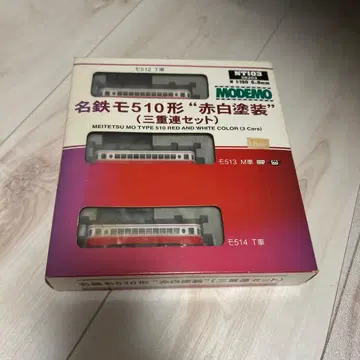 철도 모형 메이테츠 모510형 빨흰 페인팅 미에 연장 세트