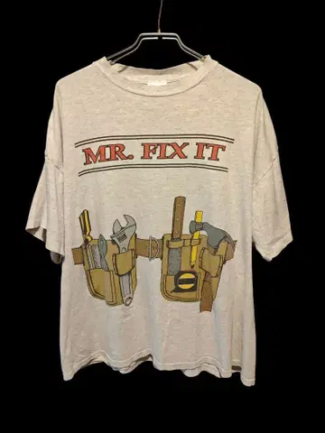 구제 MR. FIX IT 싱글 스티치 vintage T셔츠