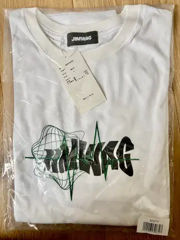 JIMWAG 반팔 T셔츠 화이트