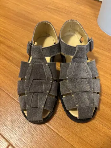 Paraboot PACIFIC 구르카 샌들 그레이 스웨이드 41