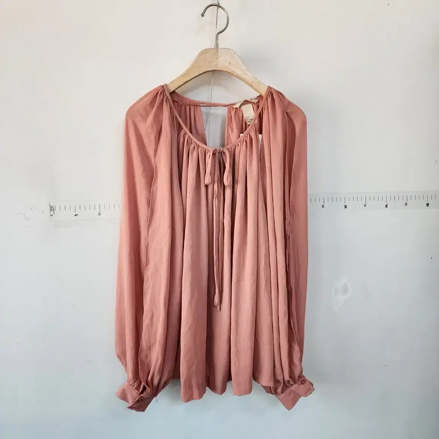H&M 코랄 블라우스
