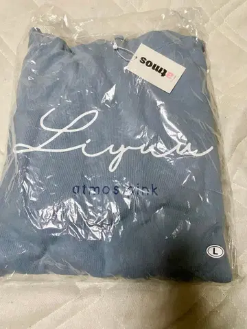 atmos pink Liyuu 후드티 스카이블루