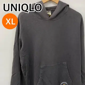 UNIQLO 상의 긴팔 맨투맨 후드티 그레이 XL [ CT2564 ]