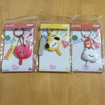 BT21 minini 키 커버 TATA & CHIMMY & RJ 세트