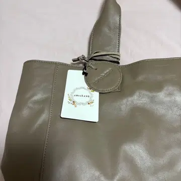 zucchero 가죽 토트백 그레이지 가벼운
