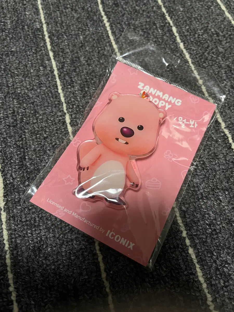 미개봉 새상품) 잔망루피 아크릴 그립톡
