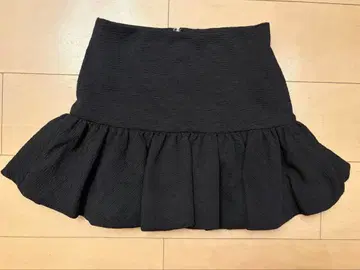 snidel 스나이델 벌룬 미니 스커트 블랙 S size