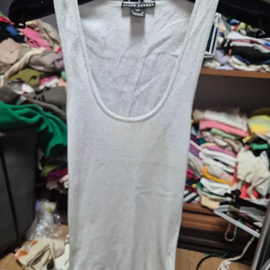 폴로 랄프로렌 블랙라벨 민소매 펄실버