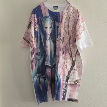 하츠네 미쿠 T셔츠 XL 사이즈 Hatsune Miku VOCALOID