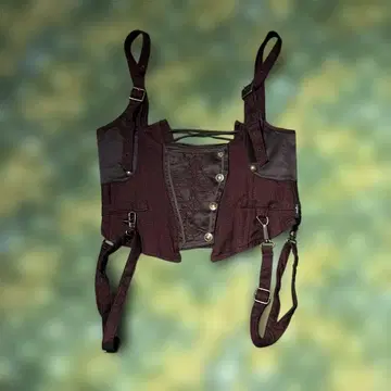 OZZON 코르셋 베스트 레이스업
