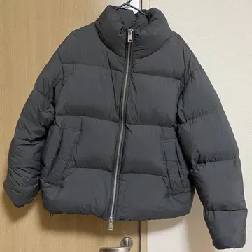 ZARA 다운 자켓 남성용 S 사이즈 그레이