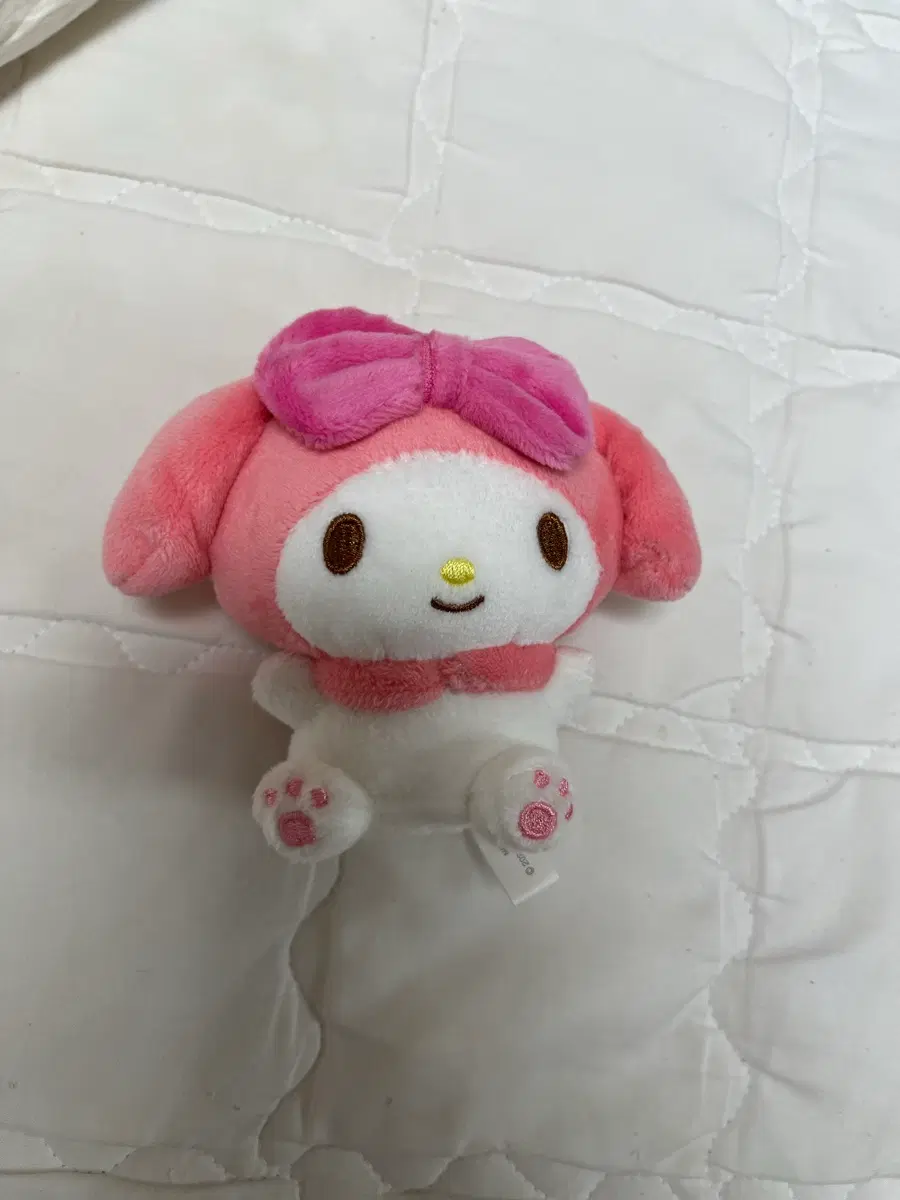 산리오 마이멜로디 인형 키링 핑크