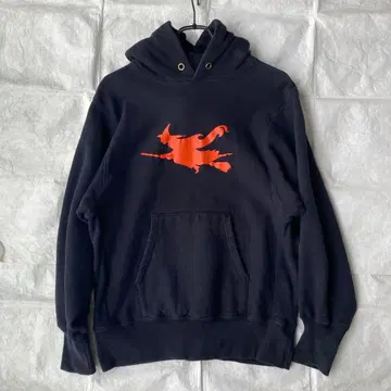 Champion 리버스 위브 후드티 90s USA제 블랙 M