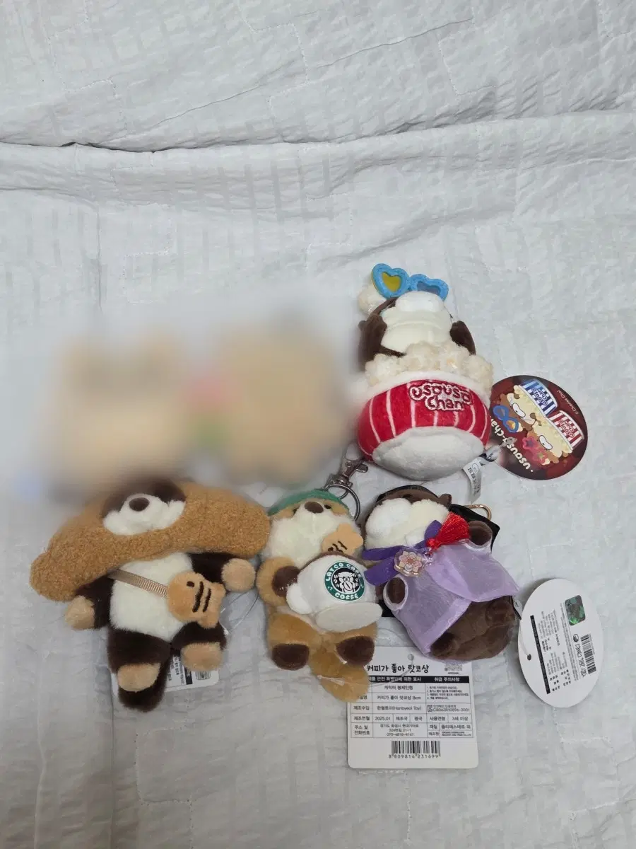 깜자, 랏코, 우소우소짱 키링 인형 판매합니다/ 각 1천원씩