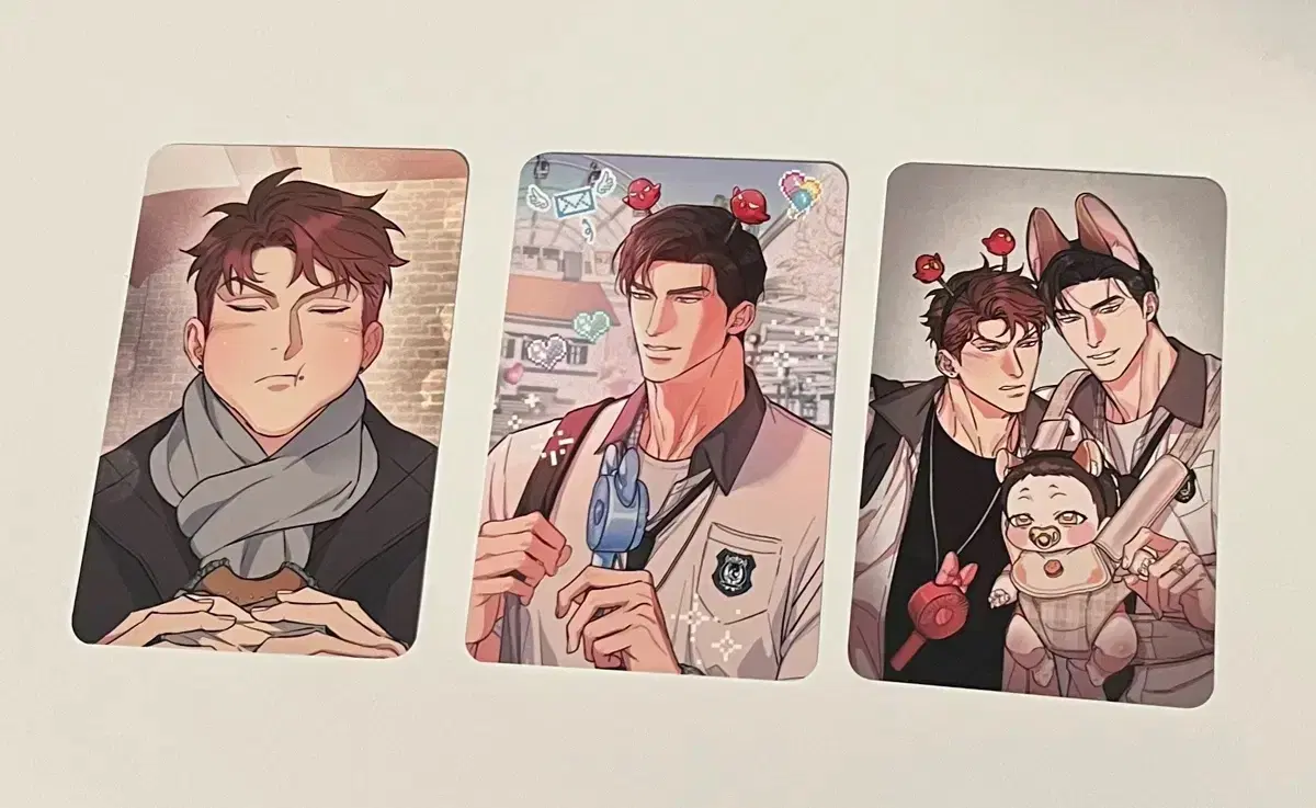 개와새 월간포카 3장 일괄