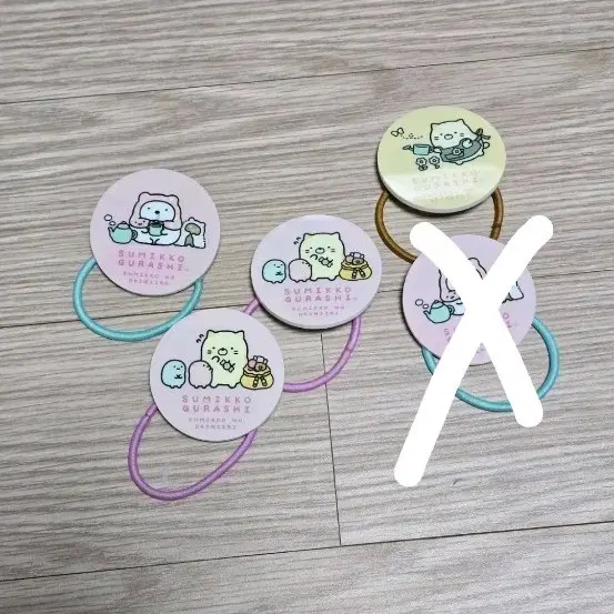 스밋코쿠라시 쿠지 머리끈 시로쿠마 네코 토카게