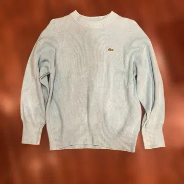 LACOSTE 라코스테 긴팔 니트 스웨터 라이트 블루 36