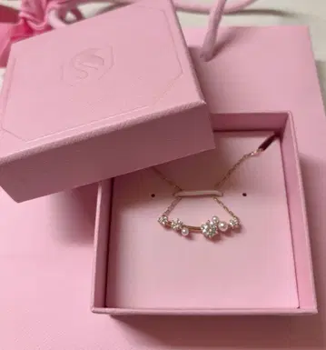Swarovski Constella 목걸이 크리스탈 펄