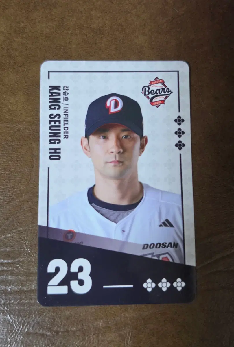 kbo 팔도비빔면 포토카드 두산 베어스 강승호 23