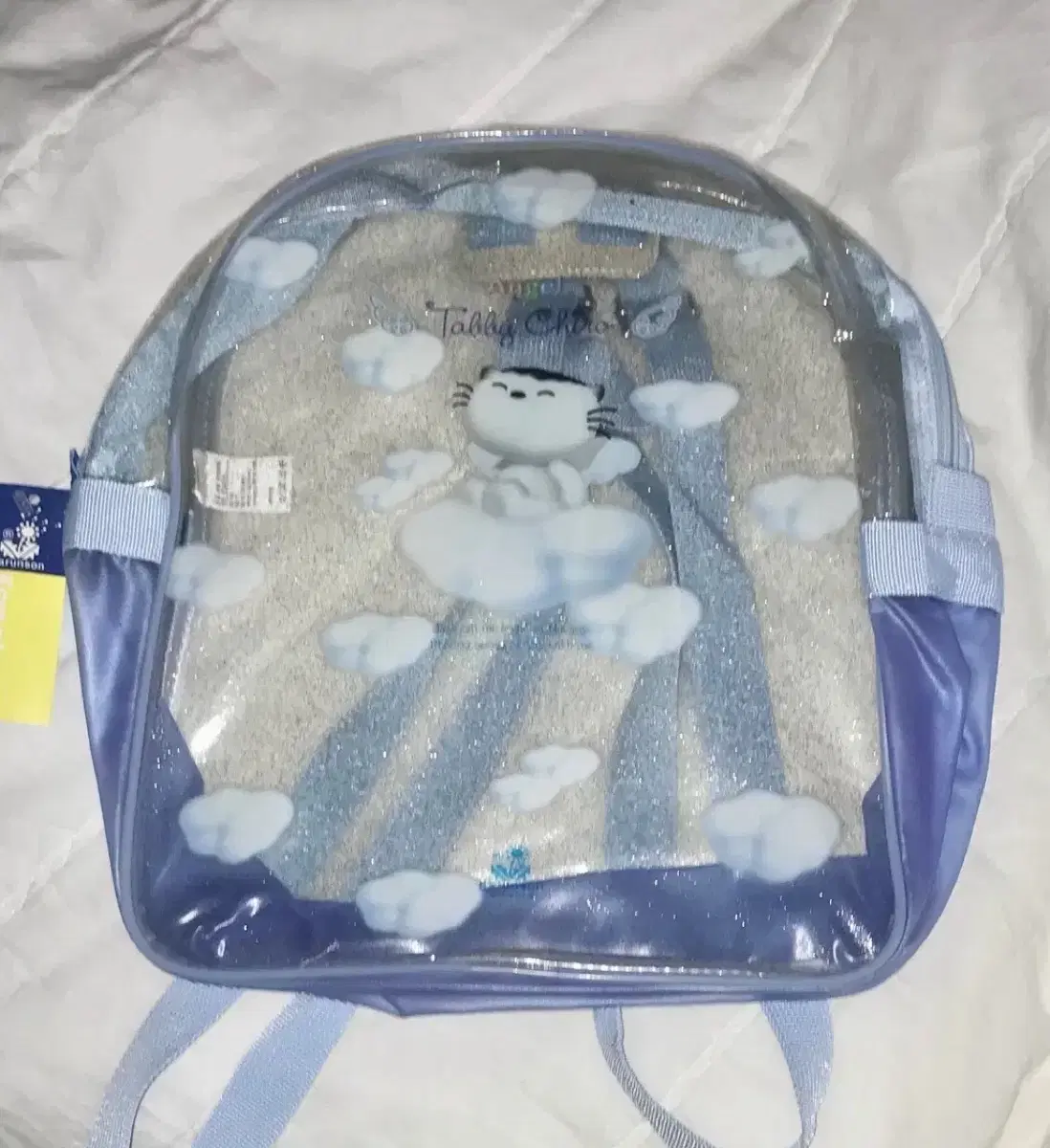 고전 태비치로 투명 백팩 가방 희귀 바른손