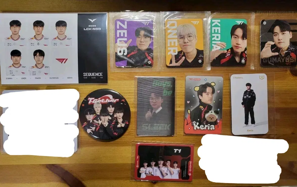 T1 티원 한화생명 제오페구케 포카 굿즈 판매