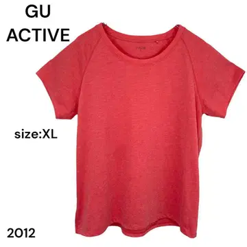 GU ACTIVE 지유 셔츠 상의 반팔 여름 XL 스포츠