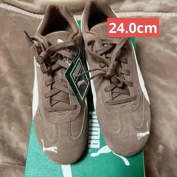 오늘만 가격 인하 PUMA 스니커즈 스피도캣 브라운 24.0cm