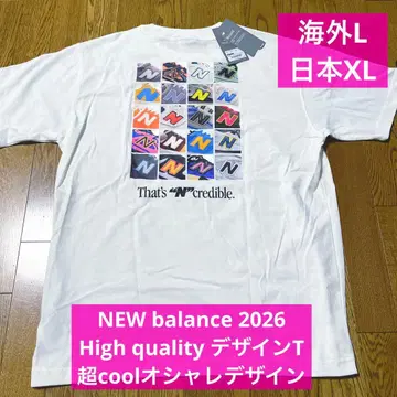 NEW balance 뉴발란스 하이크로2026 티셔츠 화이트 일본 XL