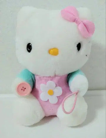 헬로키티 봉제 인형 파스텔 컬러 꽃무늬