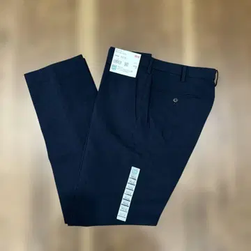 새상품 UNIQLO 감동 팬츠 울 라이크 79 x 76 네이비