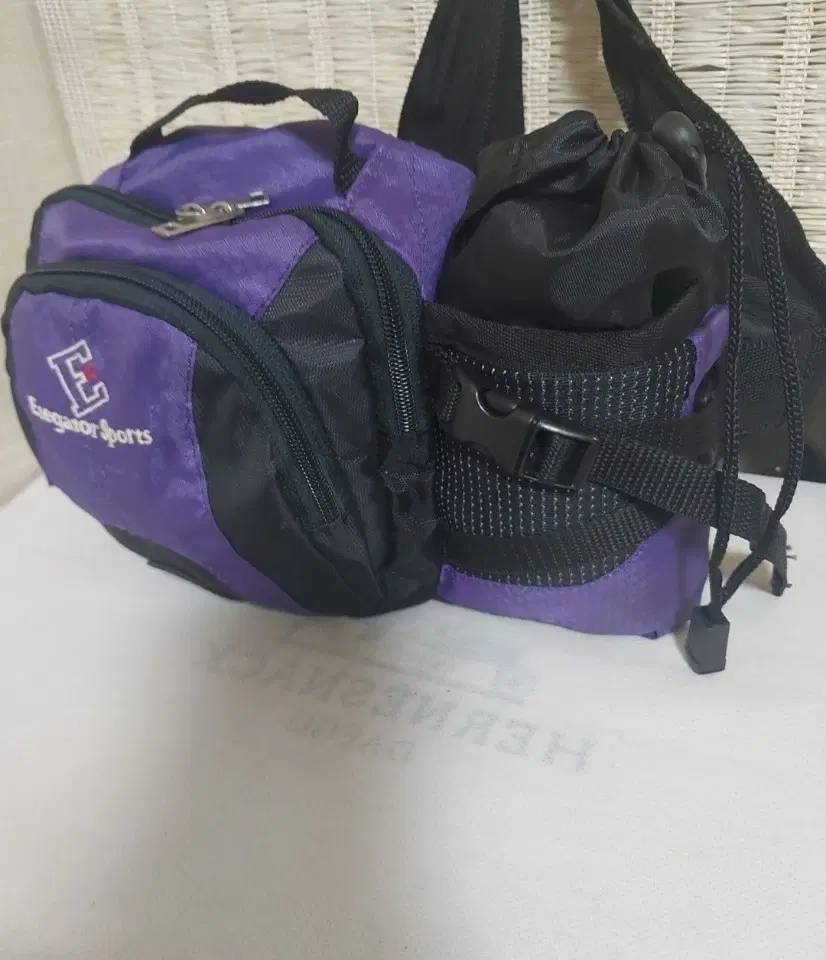 이그제그터 스포츠 힙색 보라색