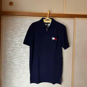 TOMMY HILFIGER 피케 셔츠 네이비