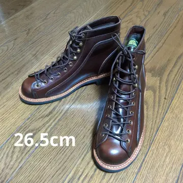 레이스업 부츠 다크 브라운 26.5cm