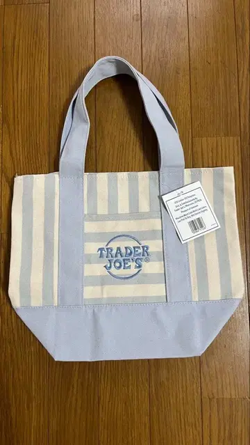 신발매 Trader Joe's 코튼 토트백 스트라이프