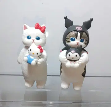 가챠 모프 샌드 산리오 변신 피규어 키티 쿠로미