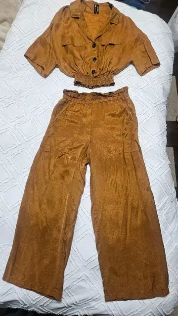 ZARA 셋업 브라운 XS