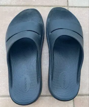 OOFOS OOriginal 리커버리 샌들 블랙 42
