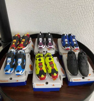 Reebok INSTAPUMP FURY 미니어처 피규어 6켤레 세트