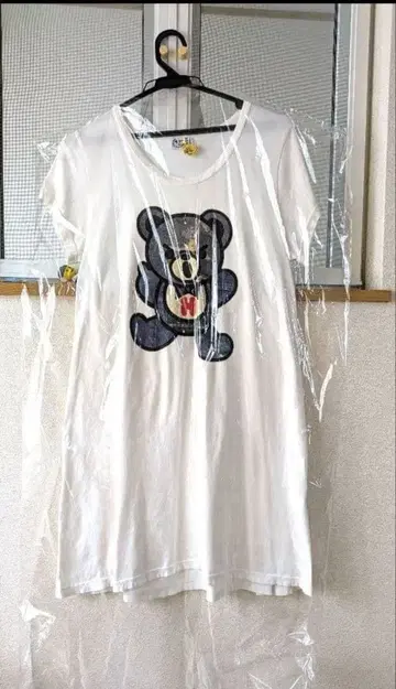 HYSTERIC GLAMOUR 베어 프린트 T셔츠