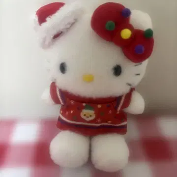 헬로키티 봉제 인형 크리스마스 산타 의류
