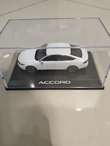 혼다 어코드 ACCORD 미니카 화이트 컬러 샘플