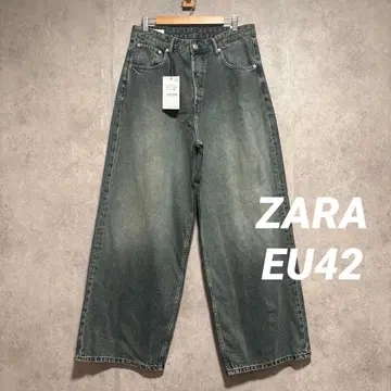 ZARA 자라 슈퍼 배기 핏 청바지 EU42jp32 엑스트라 배기