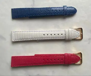 손목시계 가죽 벨트 17mm 3가지 색상 세트 새상품 x 2, 미사용에 가까움 x 1