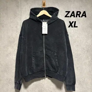 ZARA 워시 가공 지퍼 사양 후디 XL