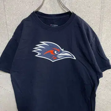 챔피온 UTSA 로드러너스 팀 로고 네이비 T셔츠 L
