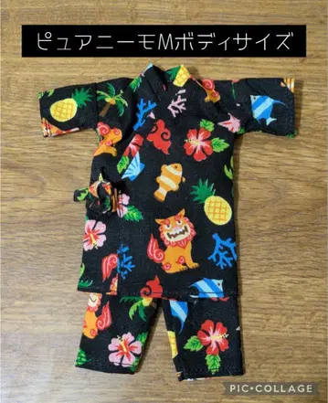 브라이스 (퓨어니모 M 바디 사이즈) 진베이 오키나와 패턴 블랙