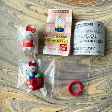 산리오 키링 행거 올스타즈 메지루시 헬로키티 세트