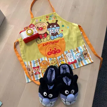 호빵맨 완구 세트 에이프런 슬리퍼 카메라