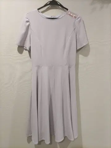 연보라 원피스