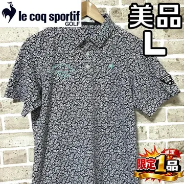 [ 선착순 ] 새상품급 르꼬끄골프 남성용 반팔 피케 셔츠 L 올 패턴